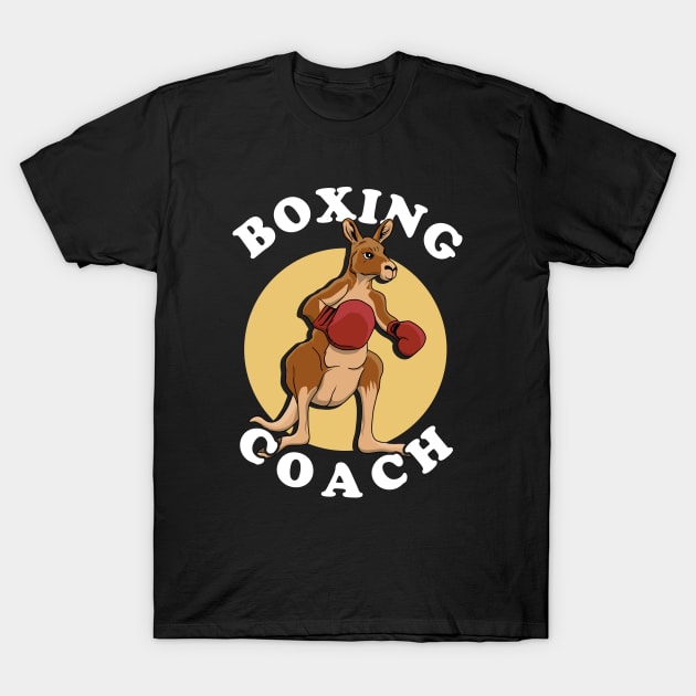 Kangaroo Boxing Coach T-Shirt by TMBTM